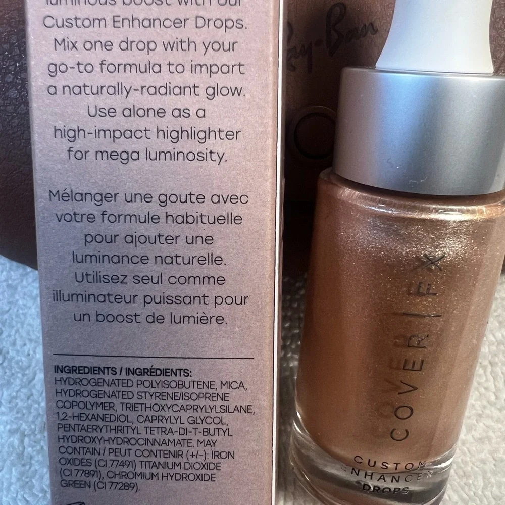 Laura Geller COVER FX Custom Enhancer Drops – Rose Gold